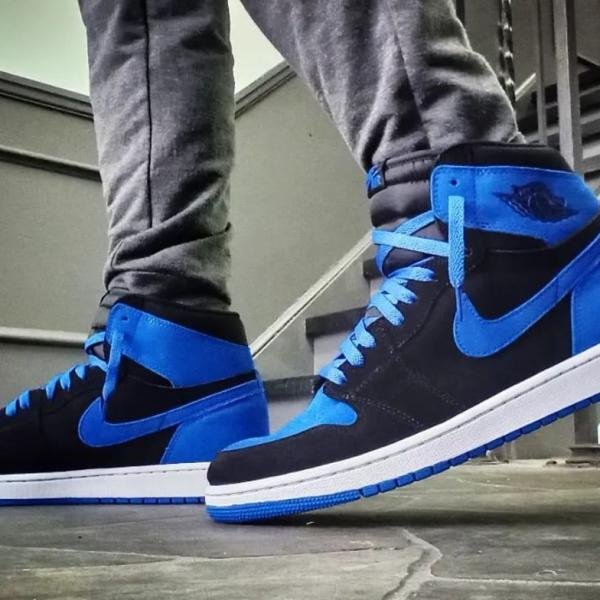 NIKE AIR JORDAN RETRO 1 HIGH ROYAL REIMAGINED SEMI UA