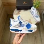 AIR JORDANS RETRO 4 MILITARY BLUE