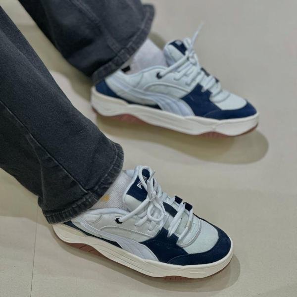 PUMA SUEDE 180 WHITE BLUE