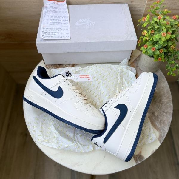 NIKE AIRFORCE 1 WHITE NAVY