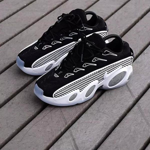 NIKE NOCTA GLIDE BLACK WHITE