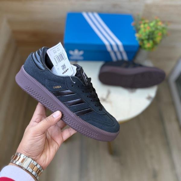ADIDAS ORIGINALS SAMBA BLACK XLG GUM