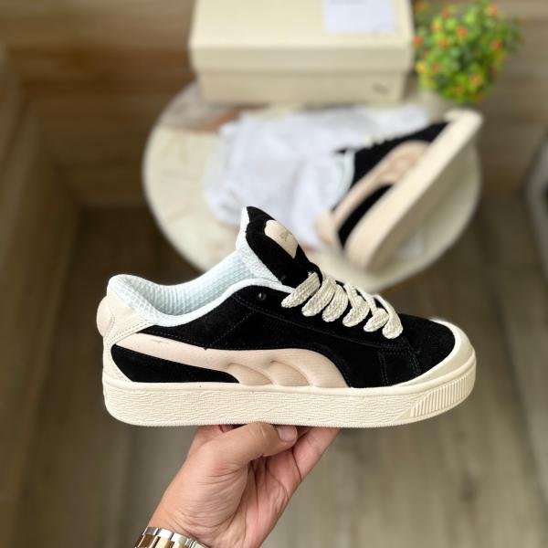 PUMA XL SUEDE CRUSH BLACK WHITE