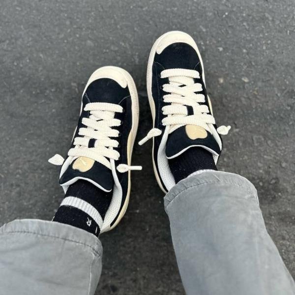 PUMA XL SUEDE CRUSH BLACK WHITE