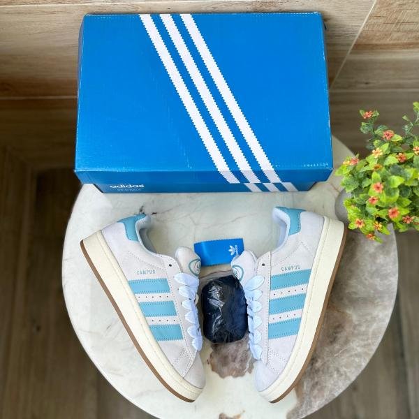 ADIDAS ORIGINALS CAMPUS WHITE PRELOVED BLUE