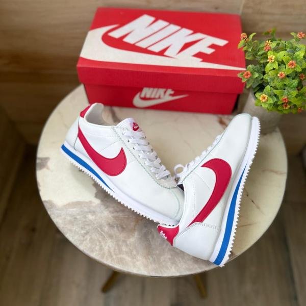 NIKE CORTEZ BASIC WHITE RED