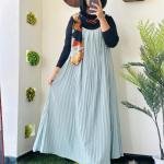 IMPORTED PLEATED PINAFORE SET