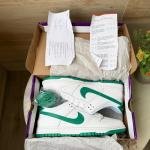 NIKE SB DUNK ATHLETIC WHITE GREEN
