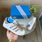 ADIDAS SUPERSTAR BROWN WHITE