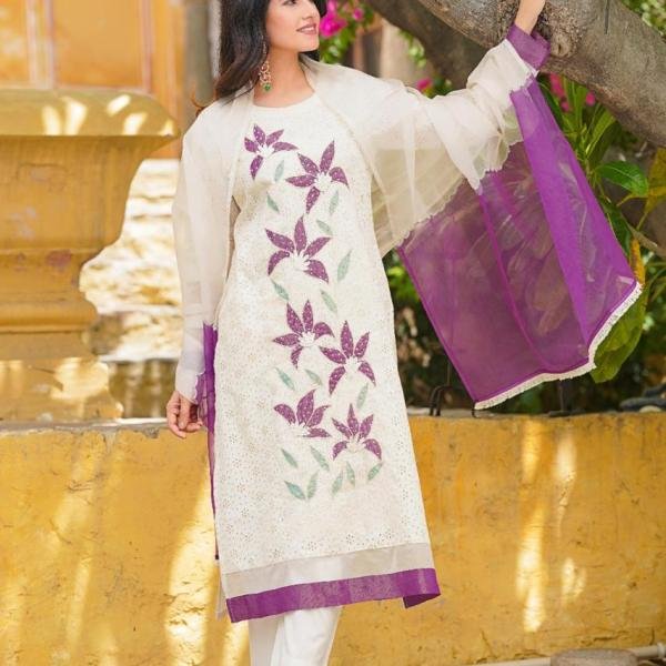 KURTI WITH PANTS AND DUPPATA