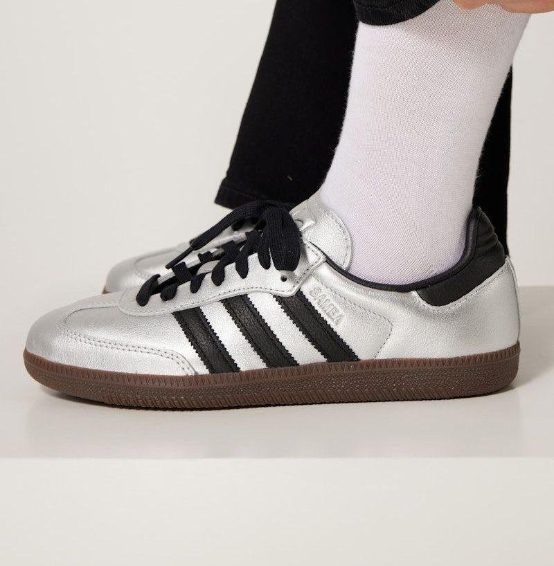 ADIDAS ORIGINALS SAMBA SILVER WHITE