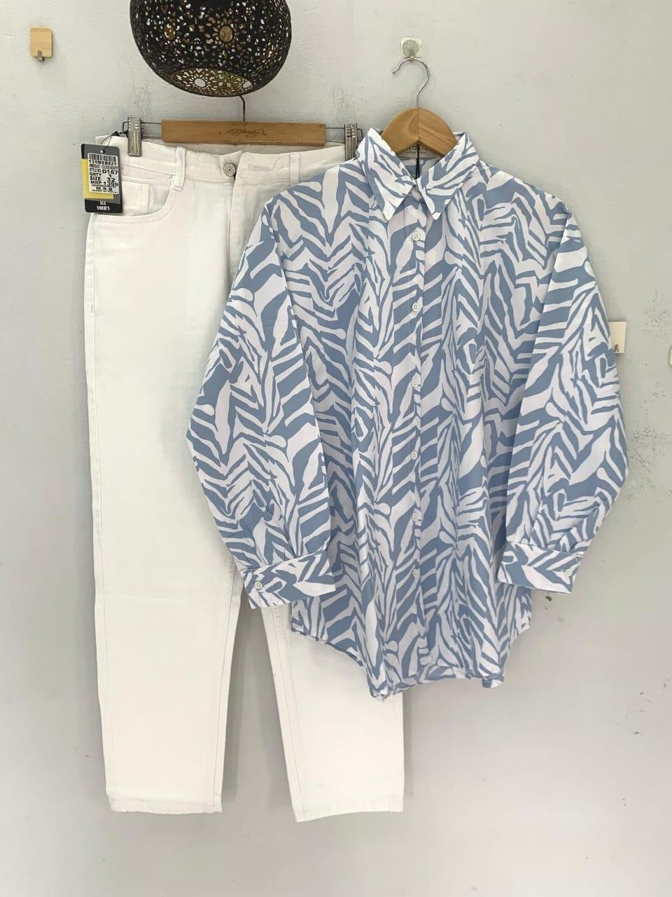 SHIRT AND MOMFIT PANT