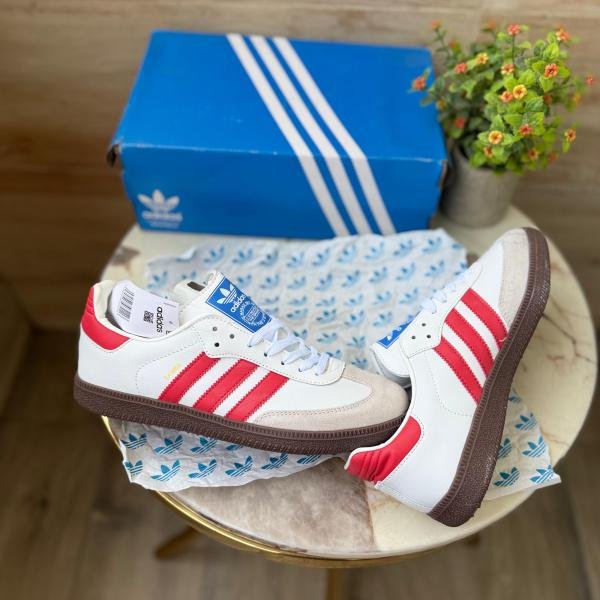 ADIDAS SAMBA WHITE RED