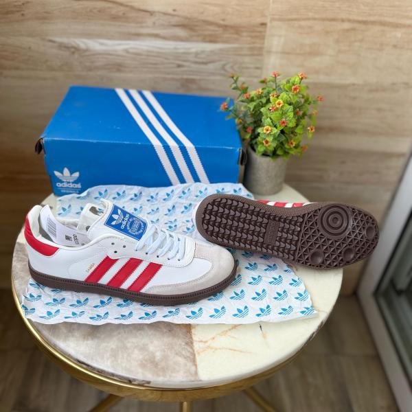 ADIDAS SAMBA WHITE RED