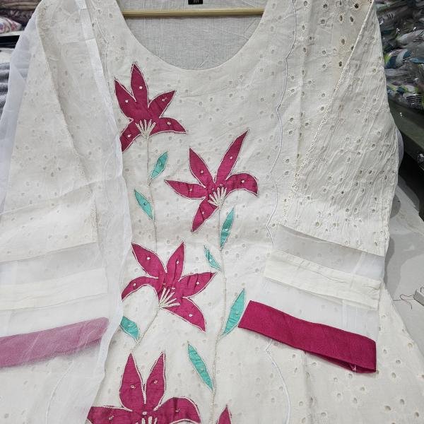 KURTI WITH PANTS AND DUPPATA