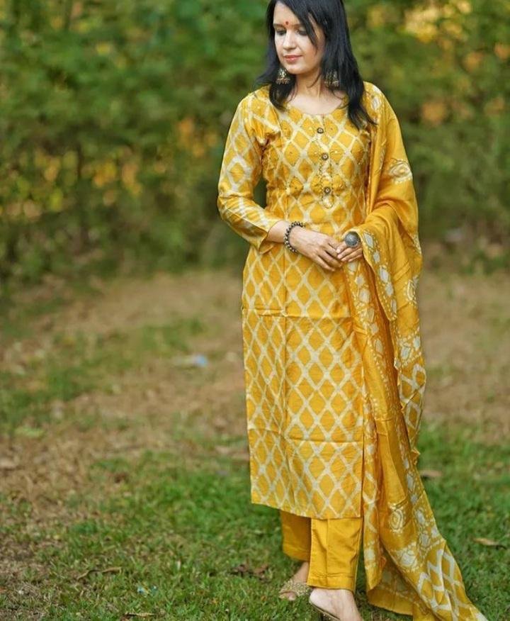KURTI+PANT+DUPATTA