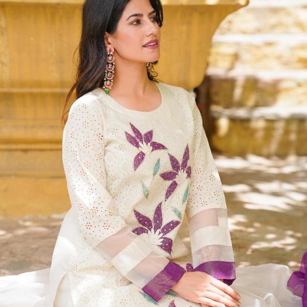 KURTI WITH PANTS AND DUPPATA