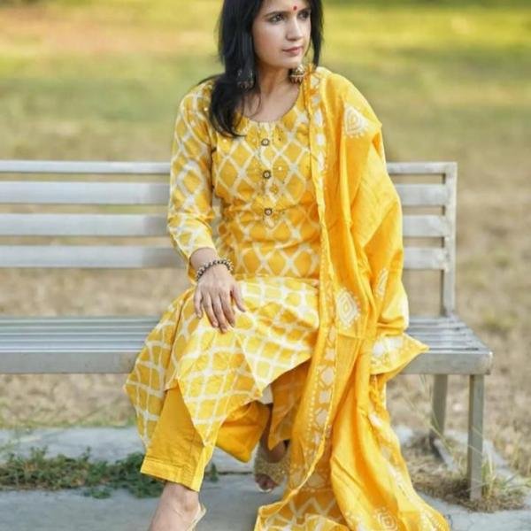 KURTI+PANT+DUPATTA