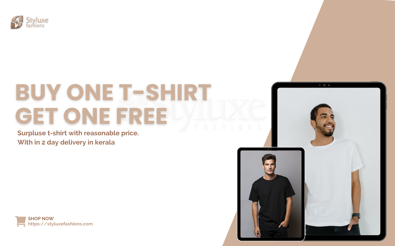 Buy 1 get 1 tshirt free