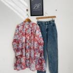 PLEATED TOP WITH PANT