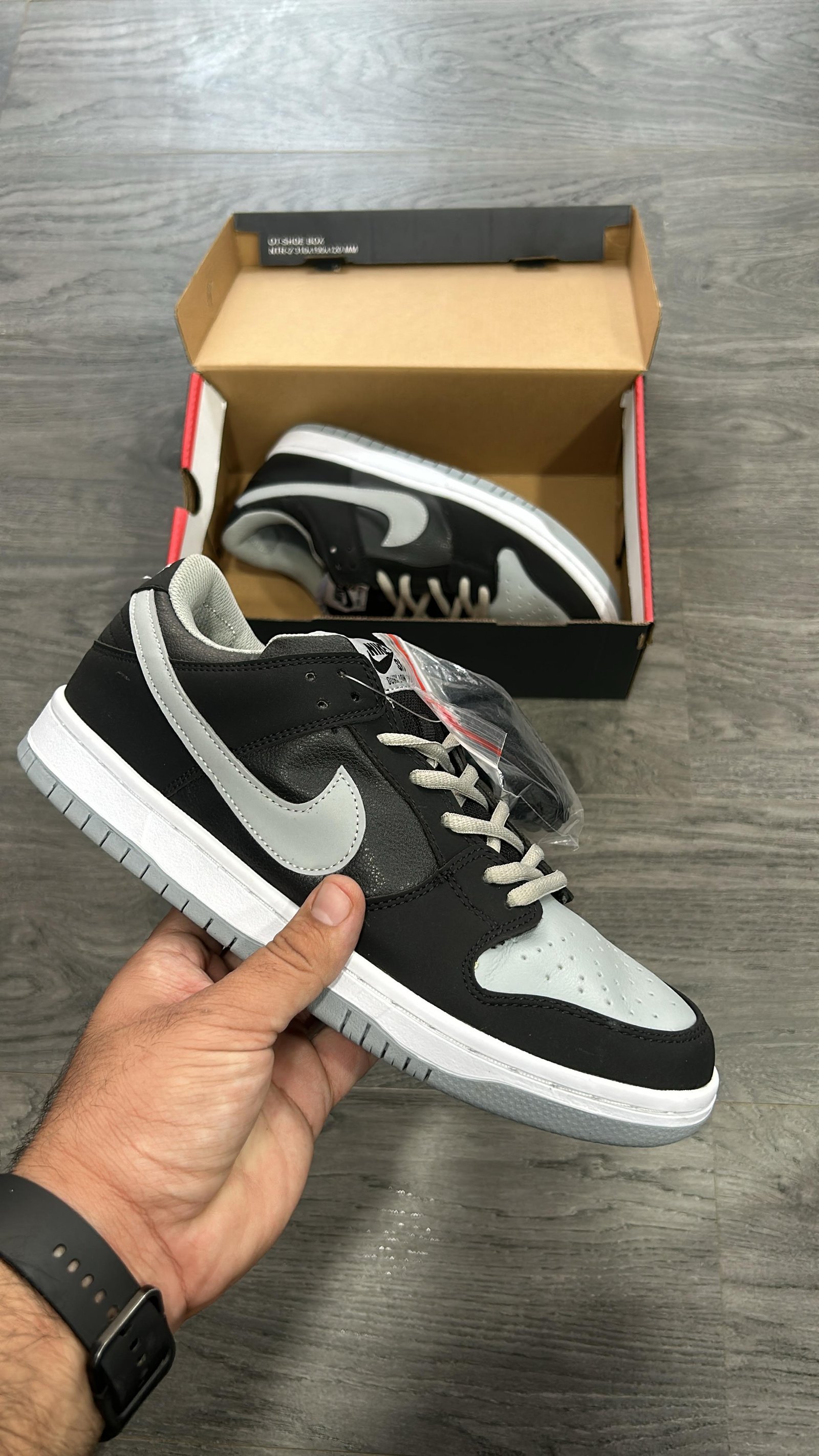 NIKE SB DUNK BLACK GREY